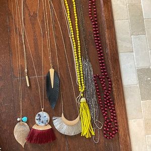 Costume jewelry necklace bundle